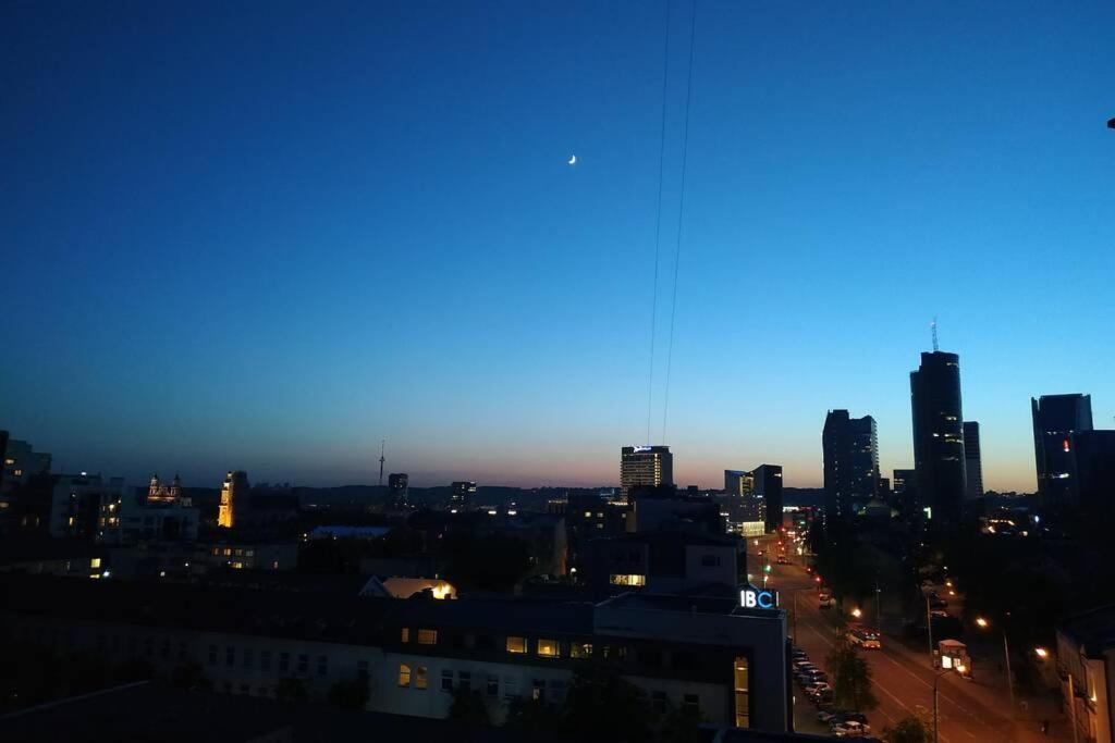 9Th Floor Amazing View Central Studio Apartment Βίλνιους Εξωτερικό φωτογραφία