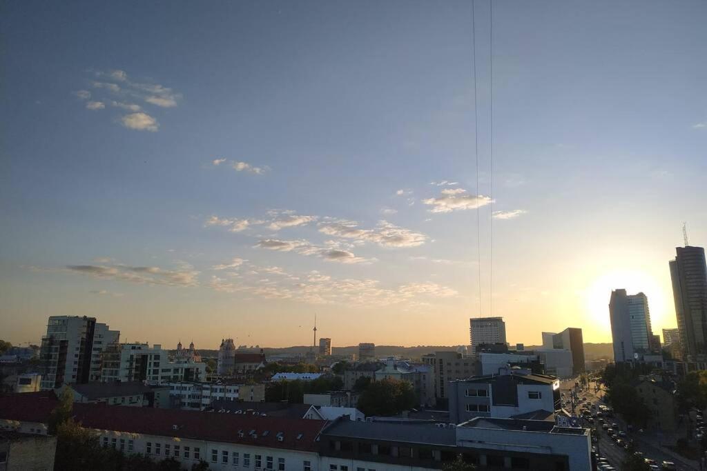 9Th Floor Amazing View Central Studio Apartment Βίλνιους Εξωτερικό φωτογραφία
